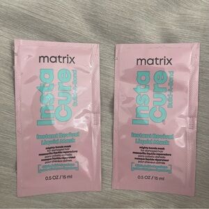 ‼️FREE‼️NEW‼️Matrix Insta Cure Build A Bond Instant Revival Liquid Mask X2